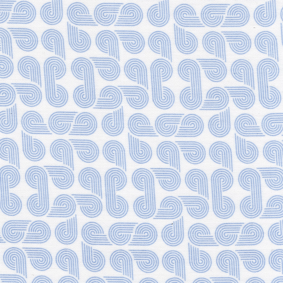 Blue & White Twisted Stripe